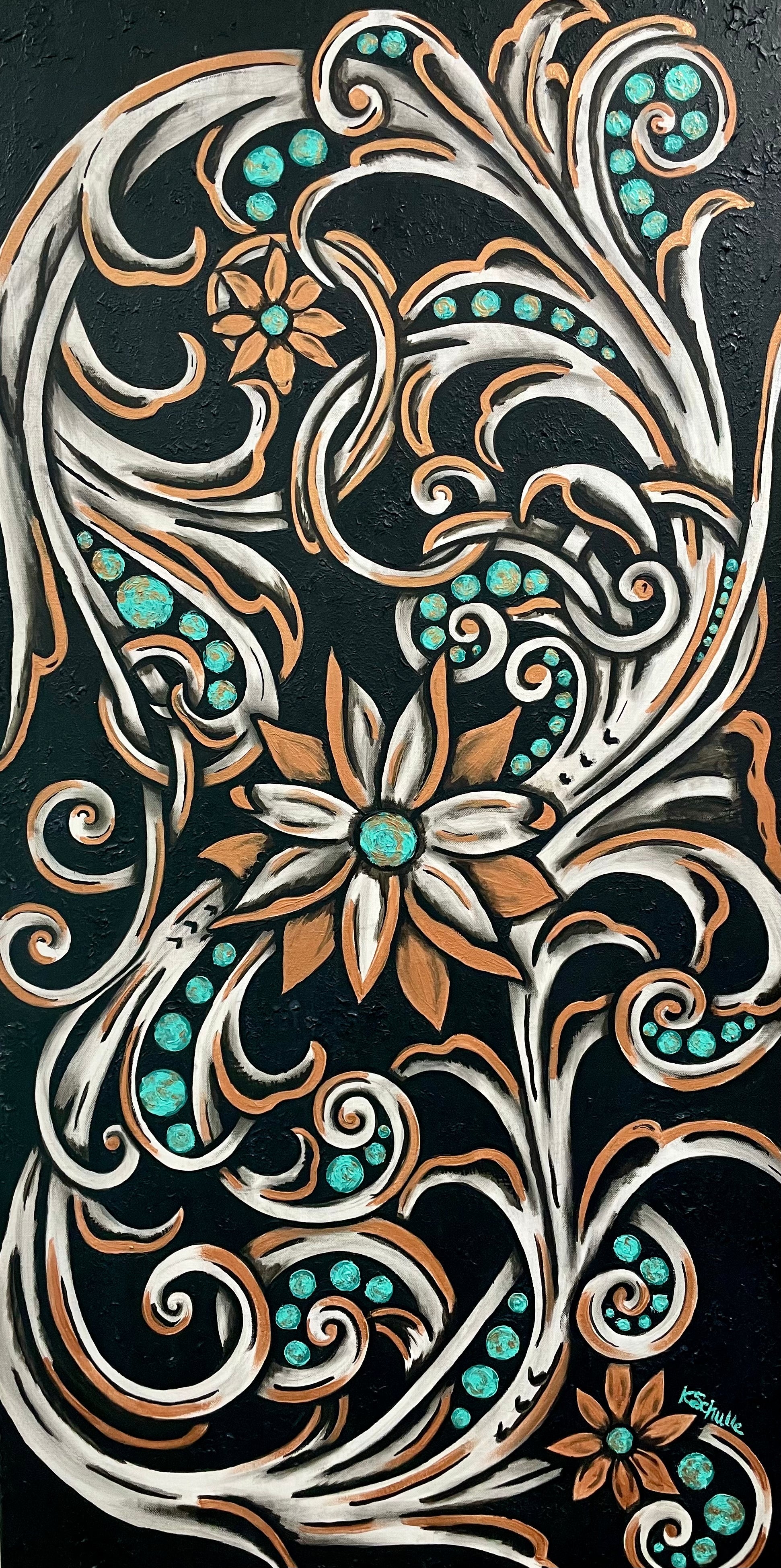 TURQUOISE FILIGREE