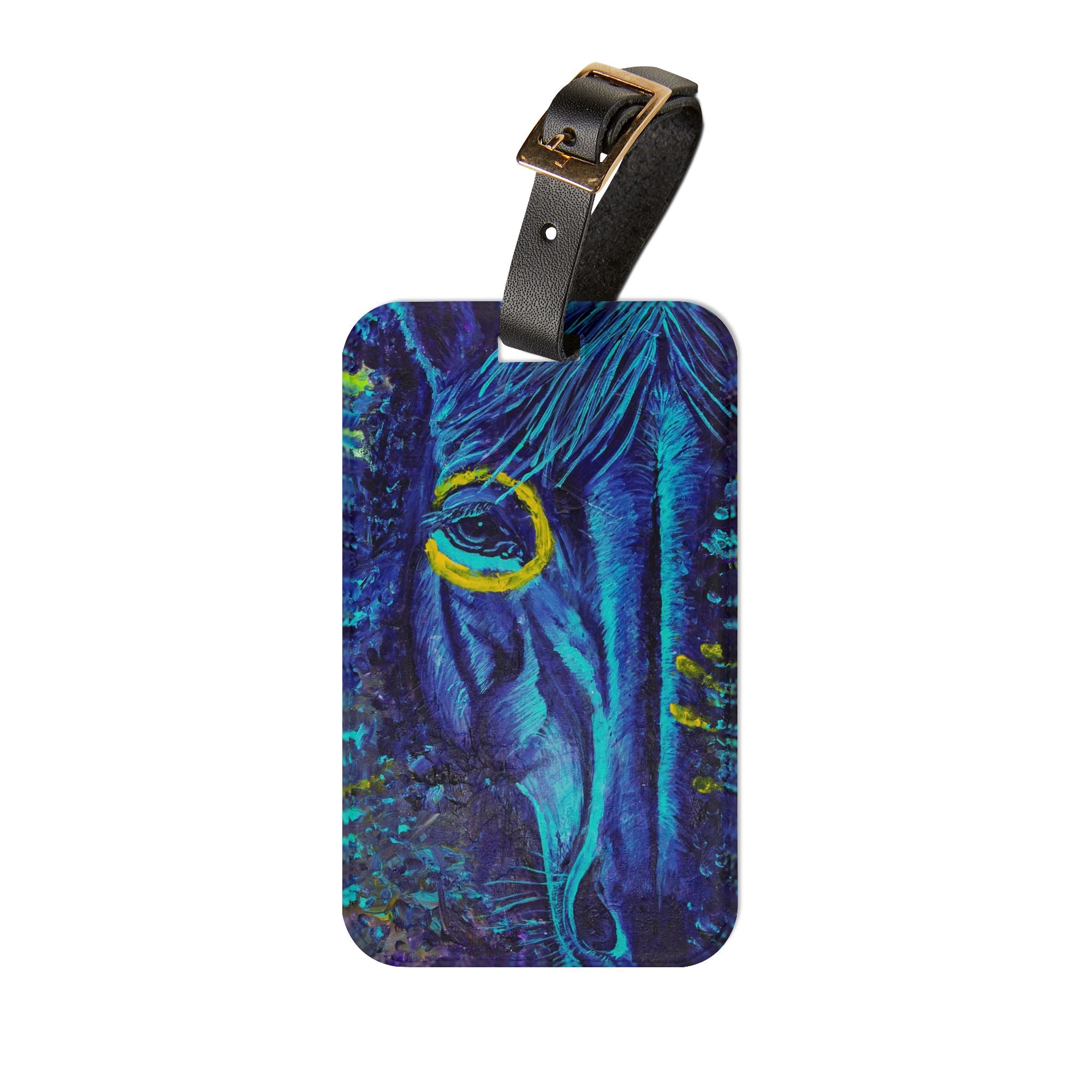 Water Horse Western Art Luggage Tag