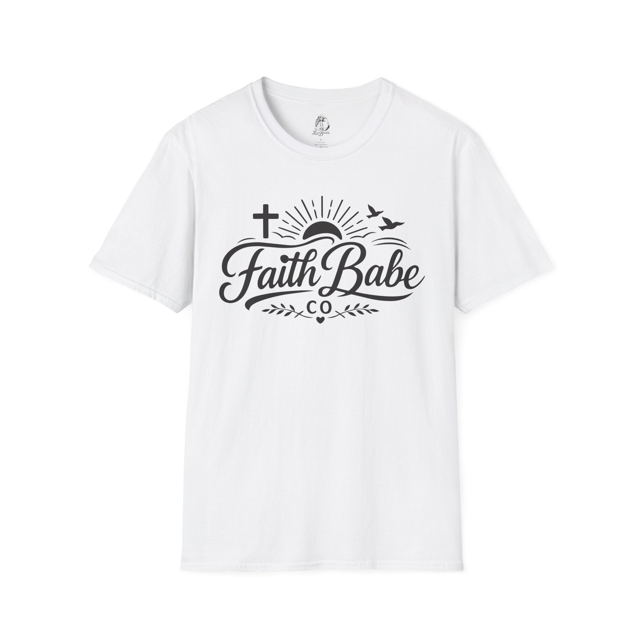 Faith Babe T-Shirt — Christian Cross Sunrise Graphic Tee