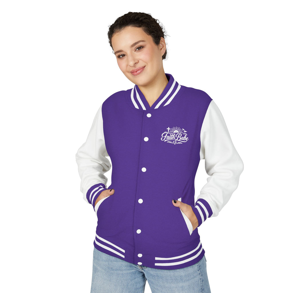 Faith Babe Letterman Jacket
