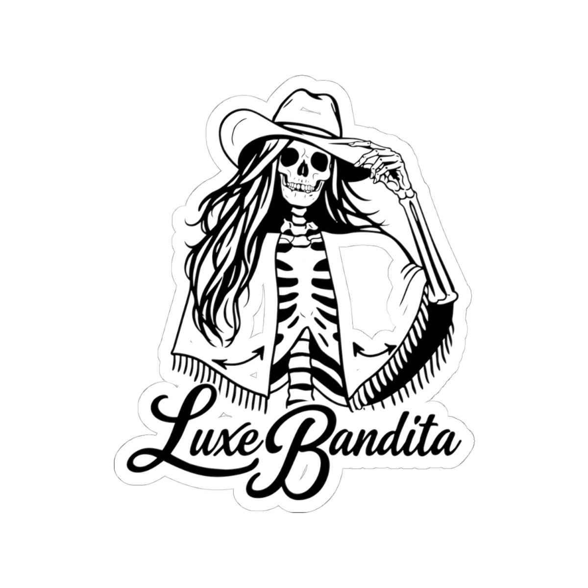 Luxe Bandita Logo - Kiss-Cut Stickers