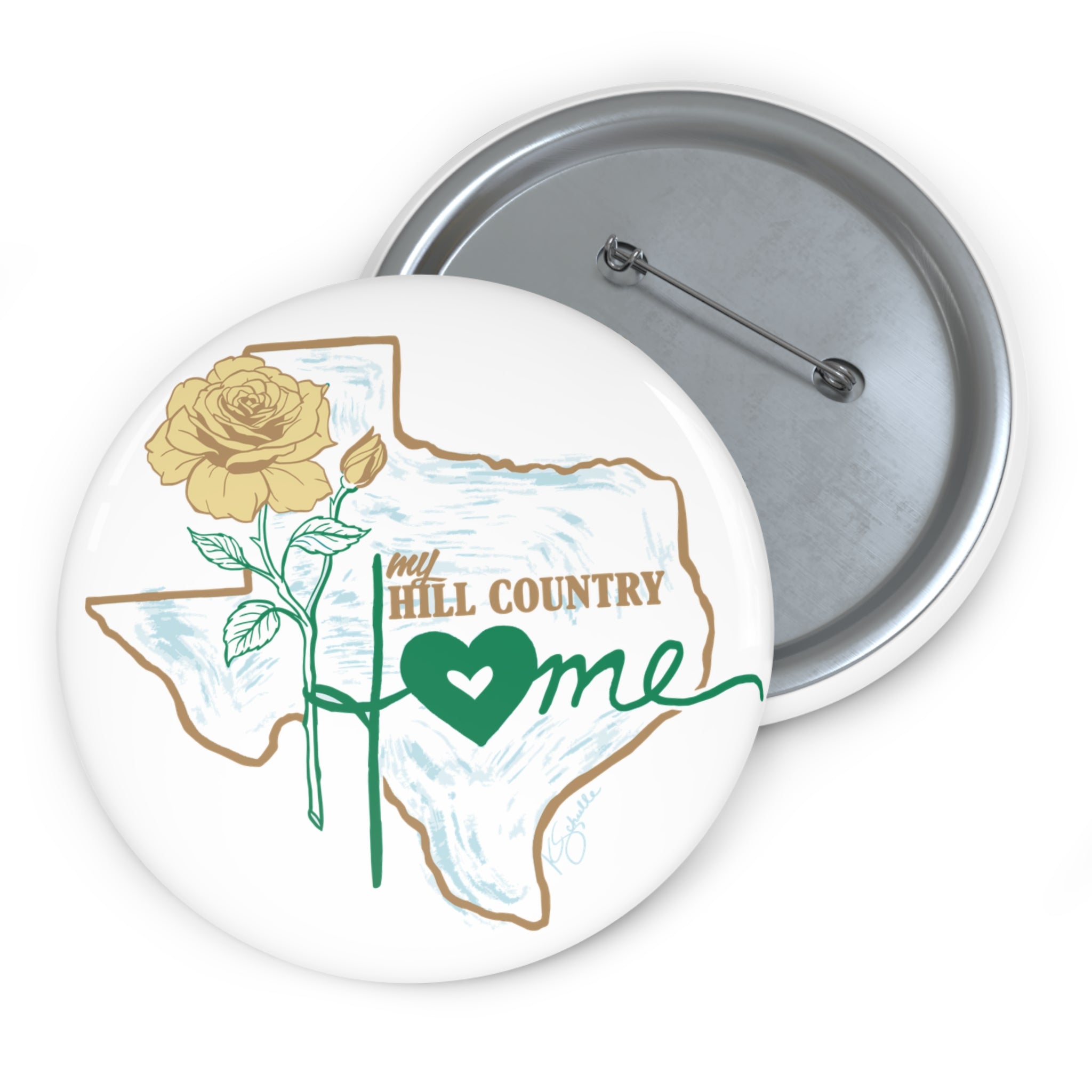 My Hill Country Home - Pin Buttons - Fundraiser
