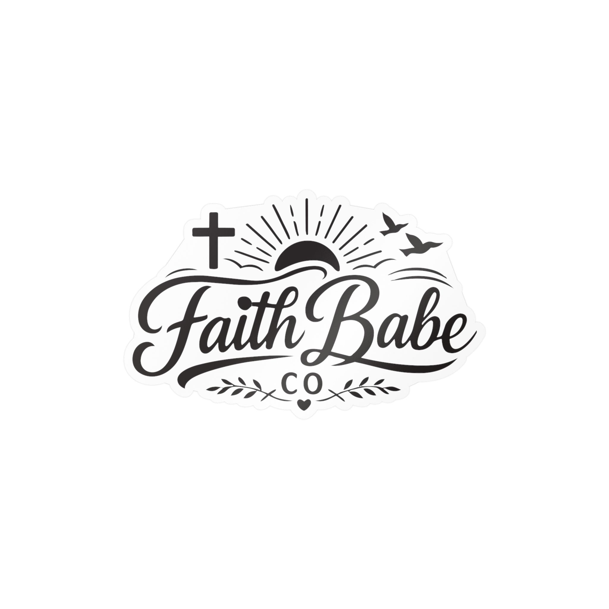 Faith Babe Kiss-Cut Vinyl Decals