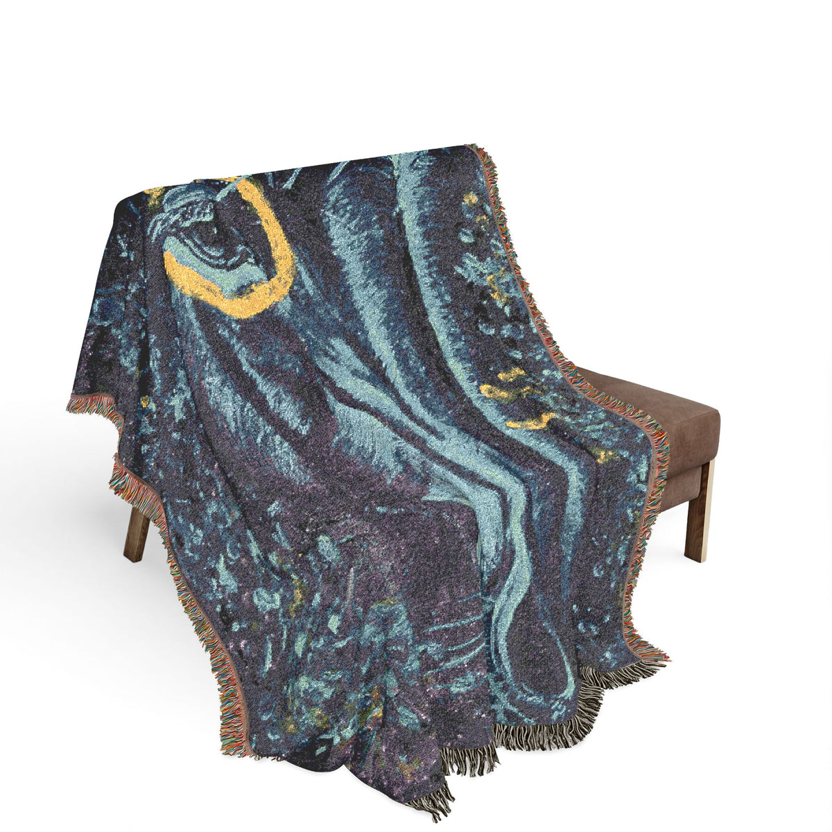 Water Horse Woven Blanket