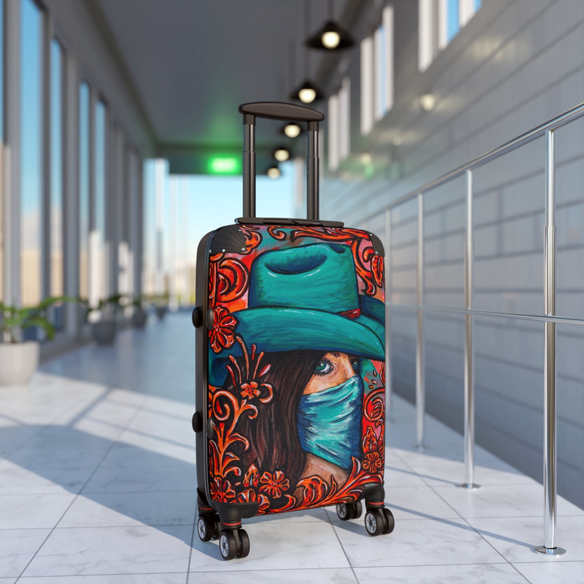 Bandita Western Art Suitcase