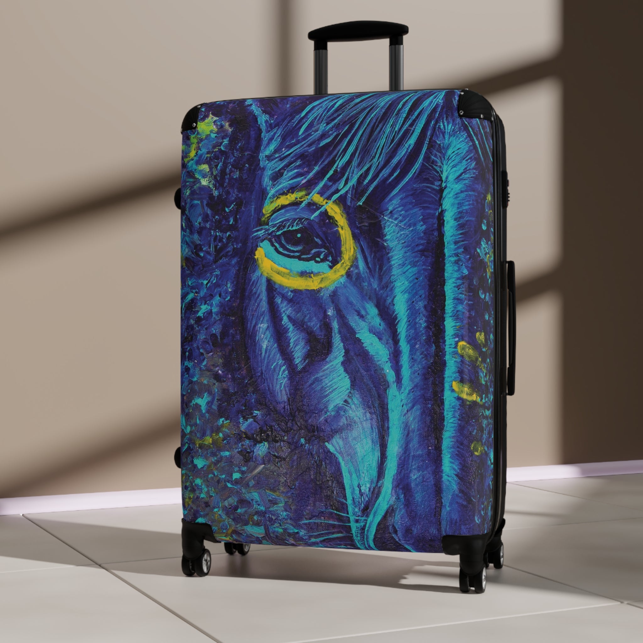 Water Horse Western Art Suitcase