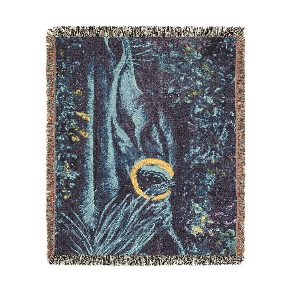 Water Horse Woven Blanket