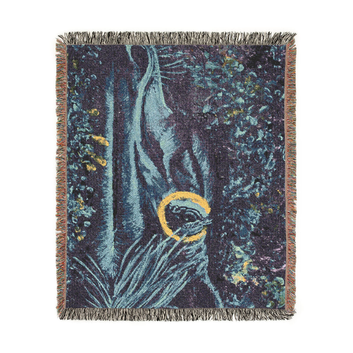Water Horse Woven Blanket