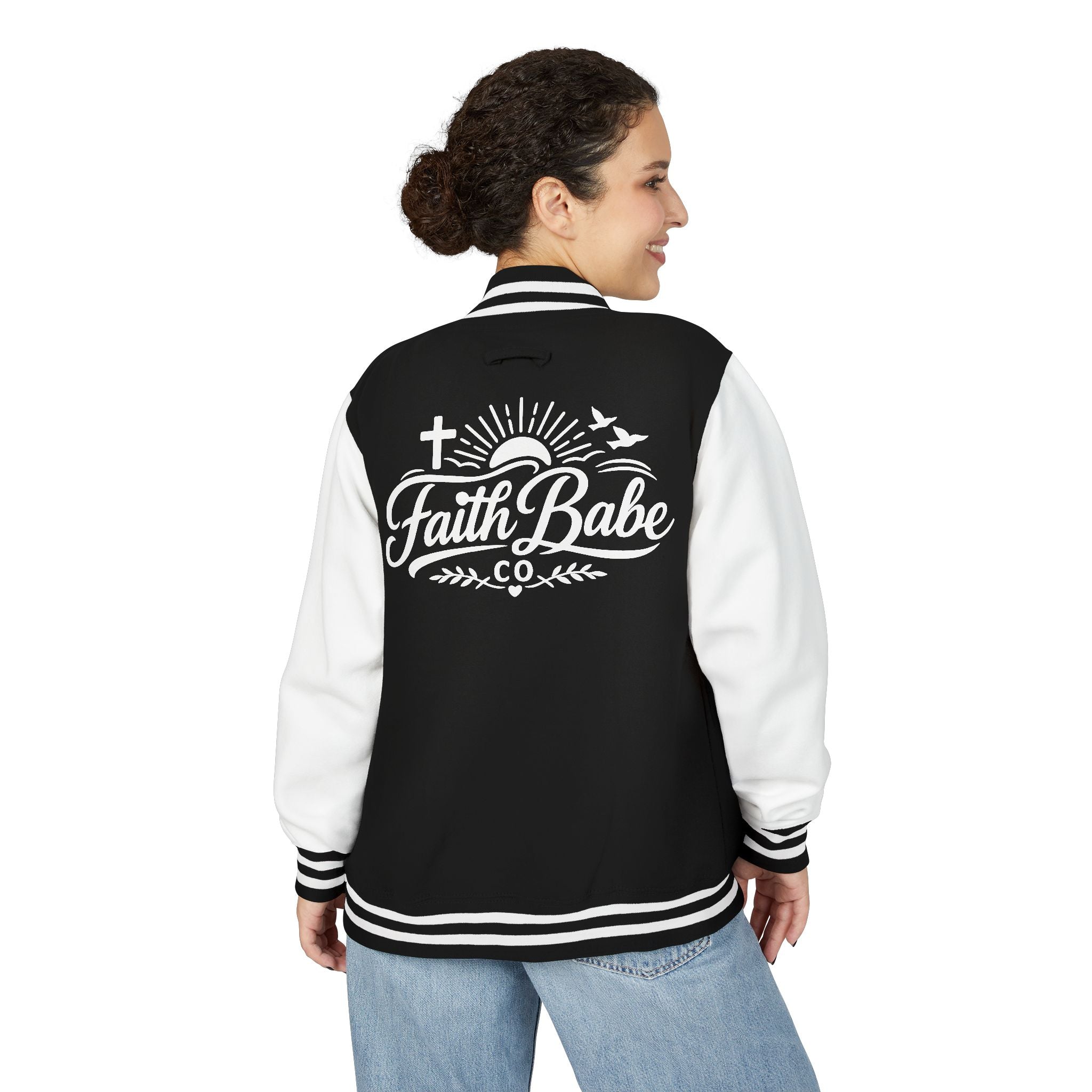 Faith Babe Letterman Jacket