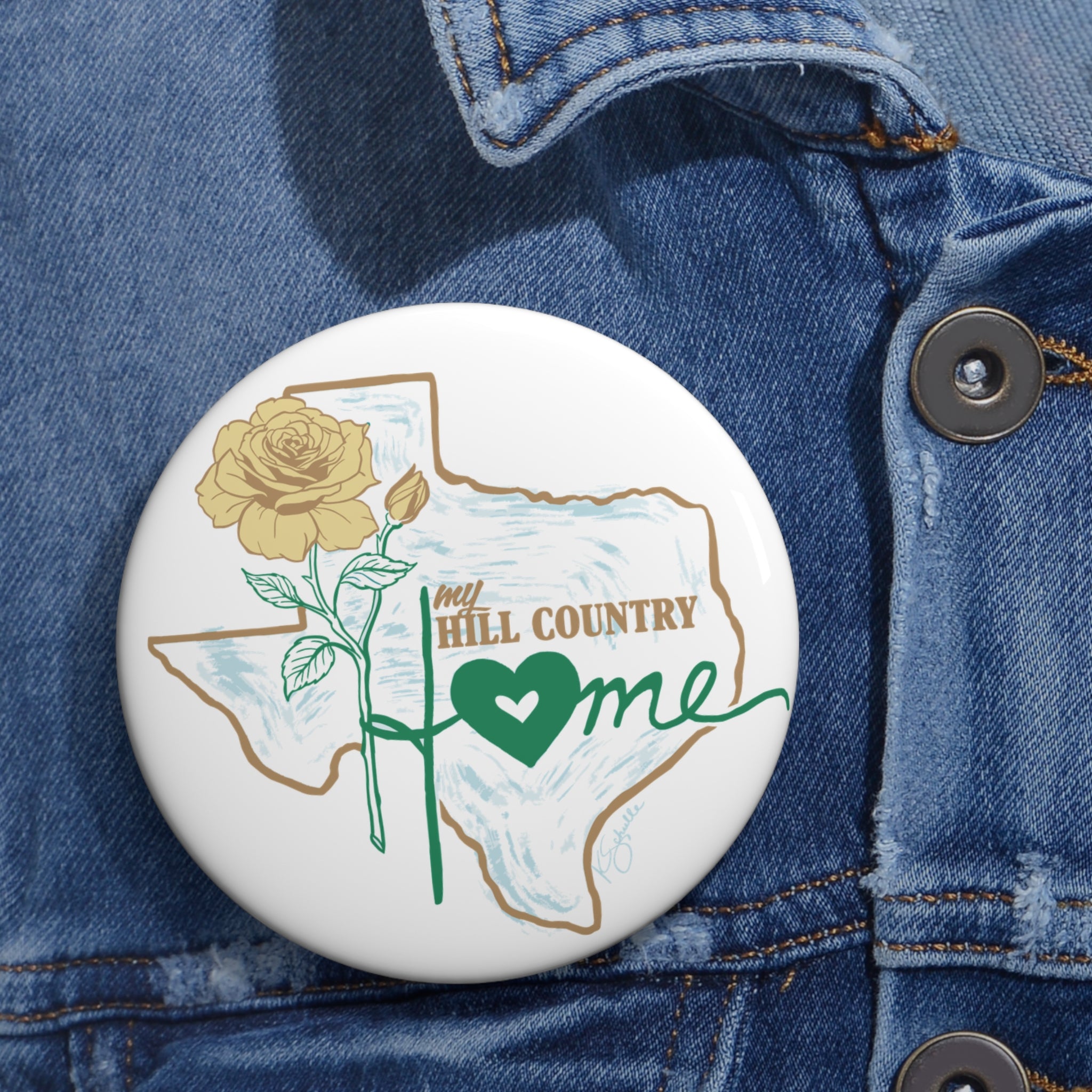 My Hill Country Home - Pin Buttons - Fundraiser