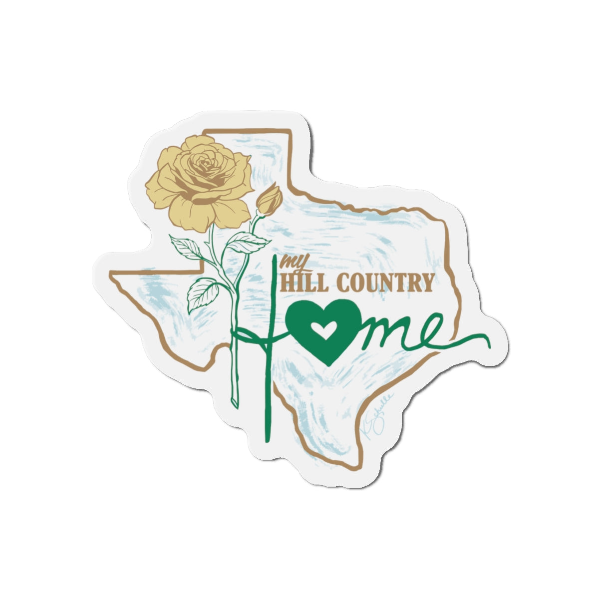 My Hill Country Home - Die-Cut Magnet — Fundraiser
