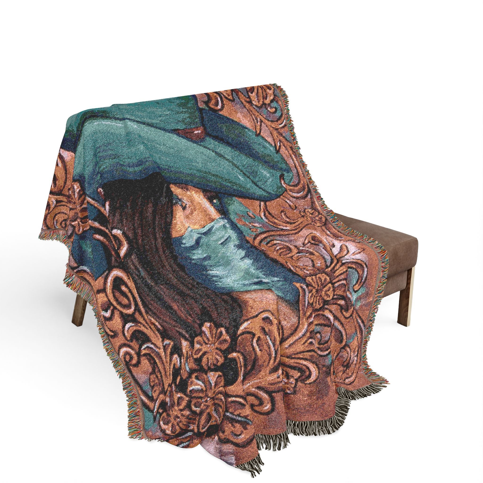 Bandita Western Art Woven Blanket