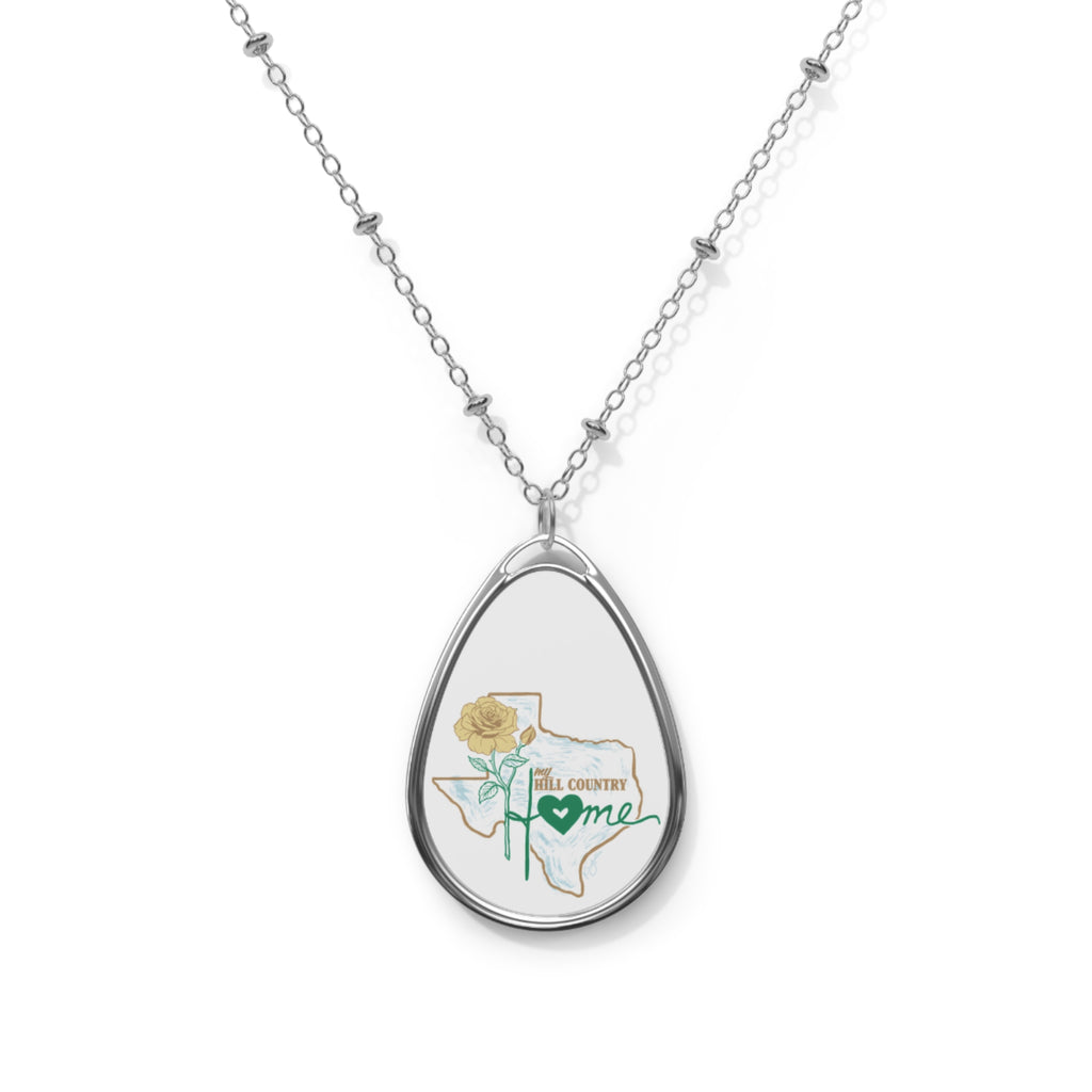 My Hill Country Home - Oval Necklace – Fundraiser