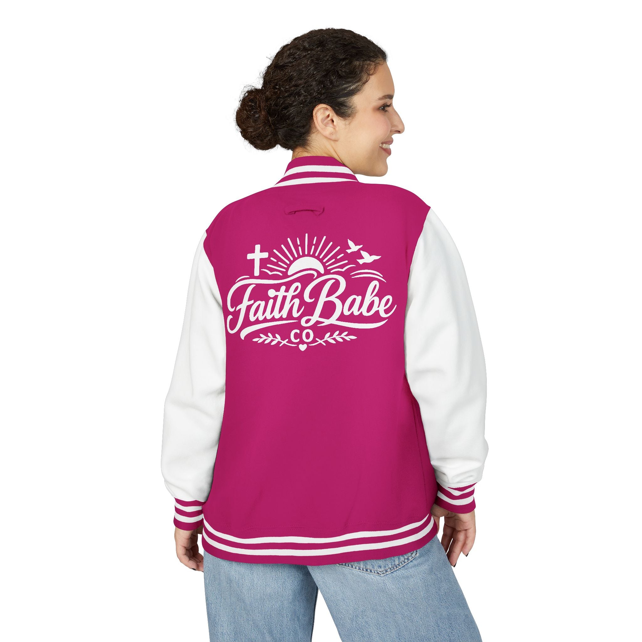 Faith Babe Letterman Jacket