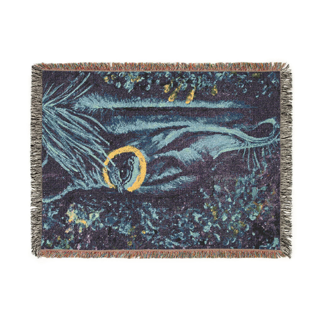 Water Horse Woven Blanket