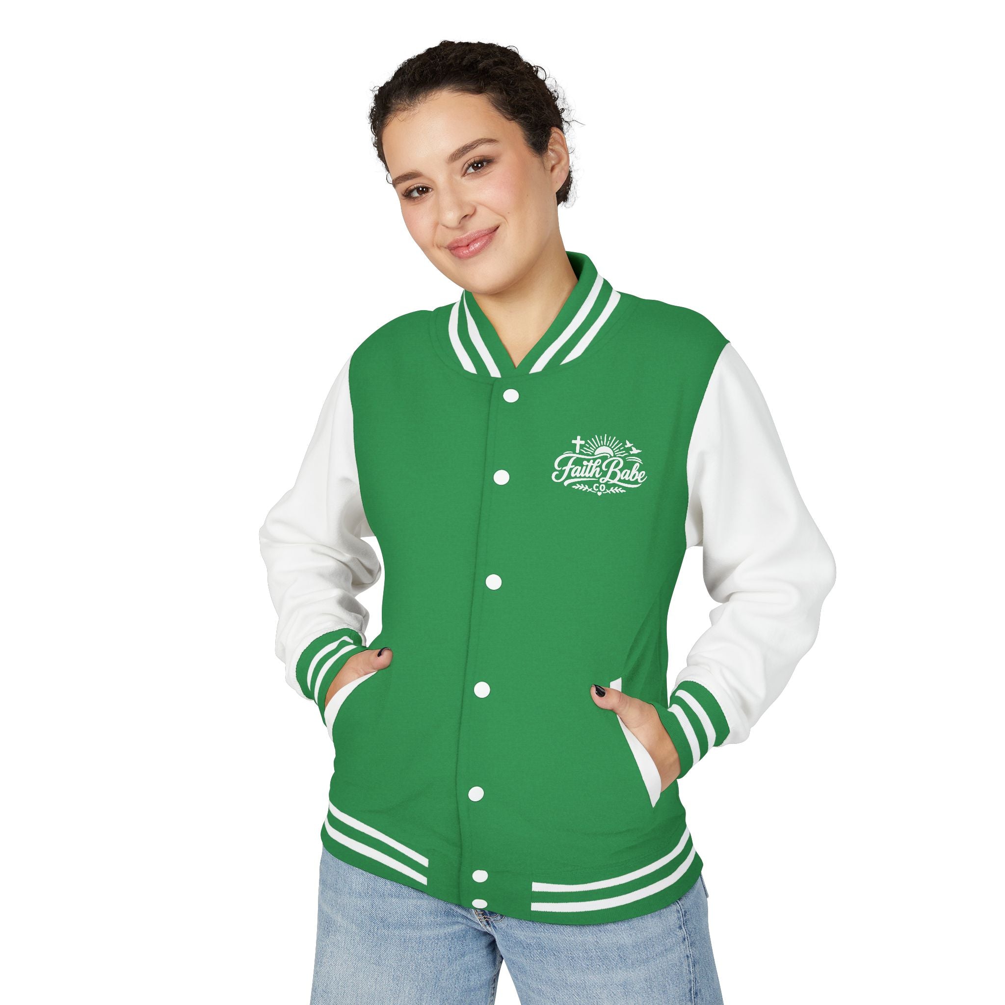 Faith Babe Letterman Jacket