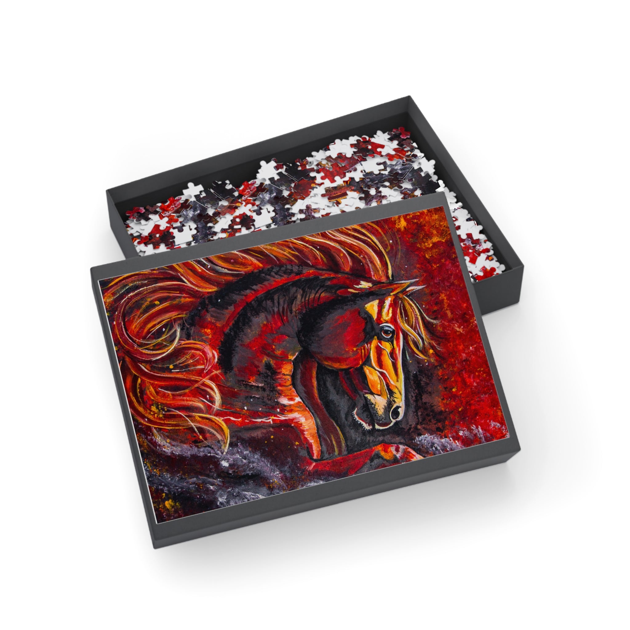 Fire Horse Western Art Puzzle — 1000 pcs