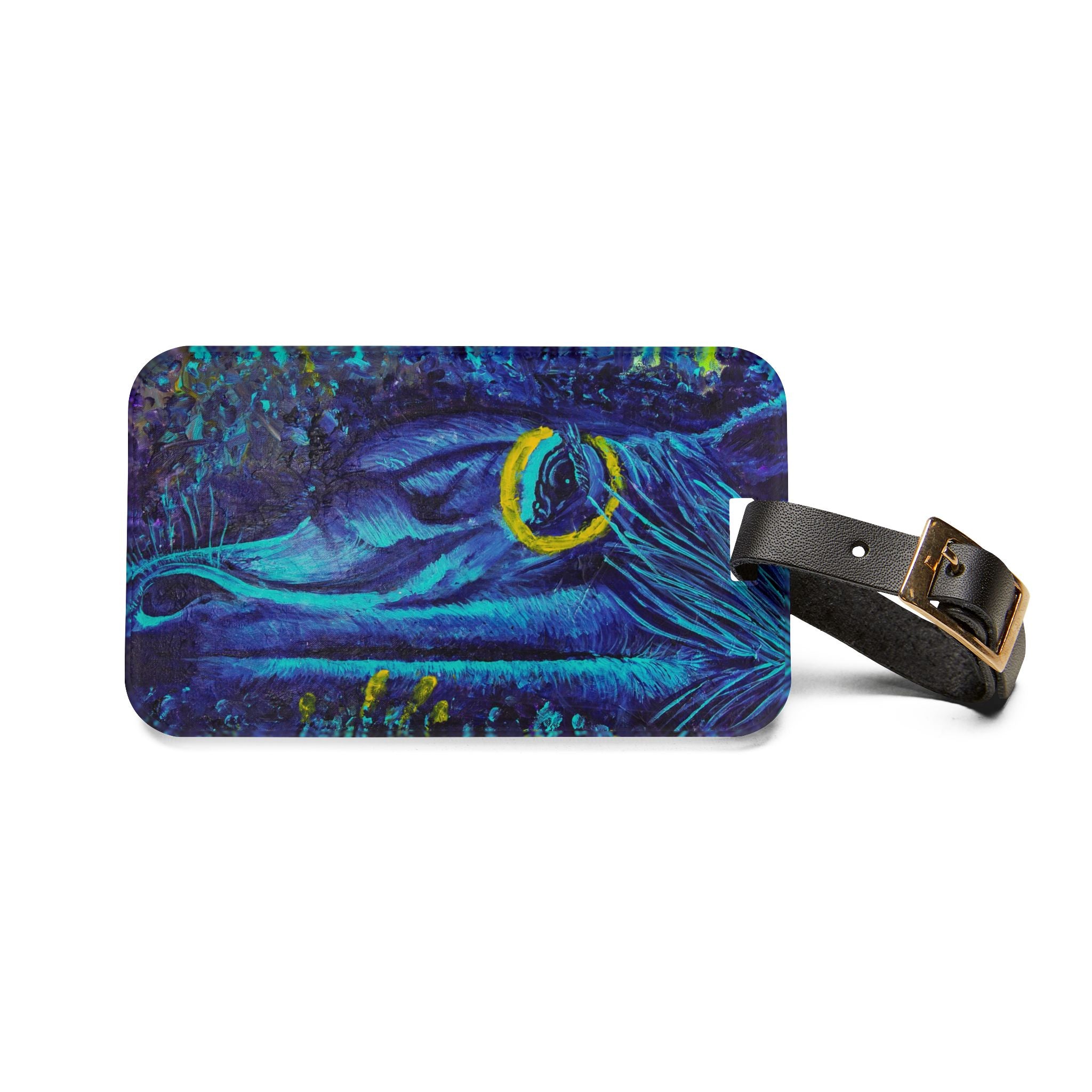 Water Horse Western Art Luggage Tag