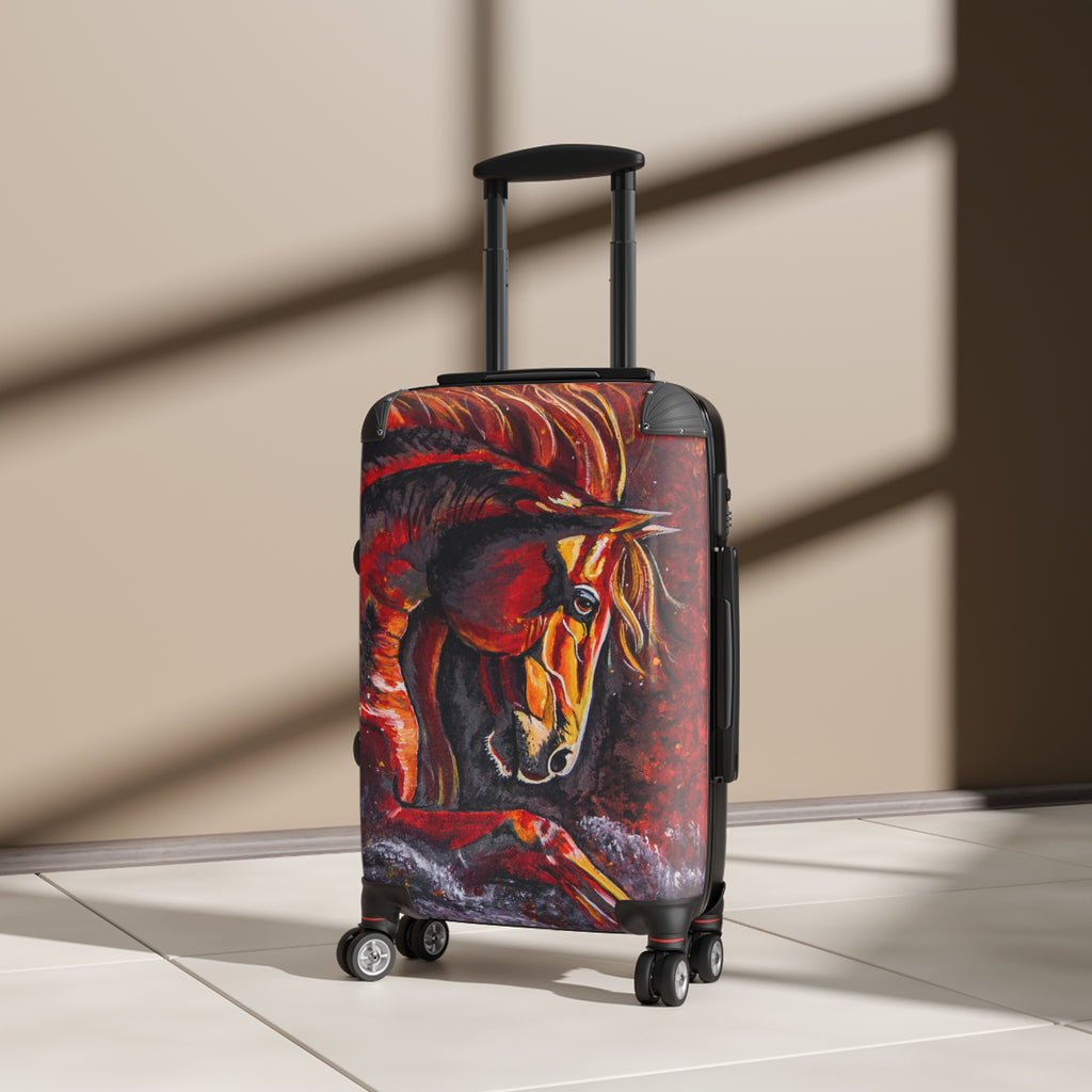 Fire Horse Suitcase — Travel Luggage