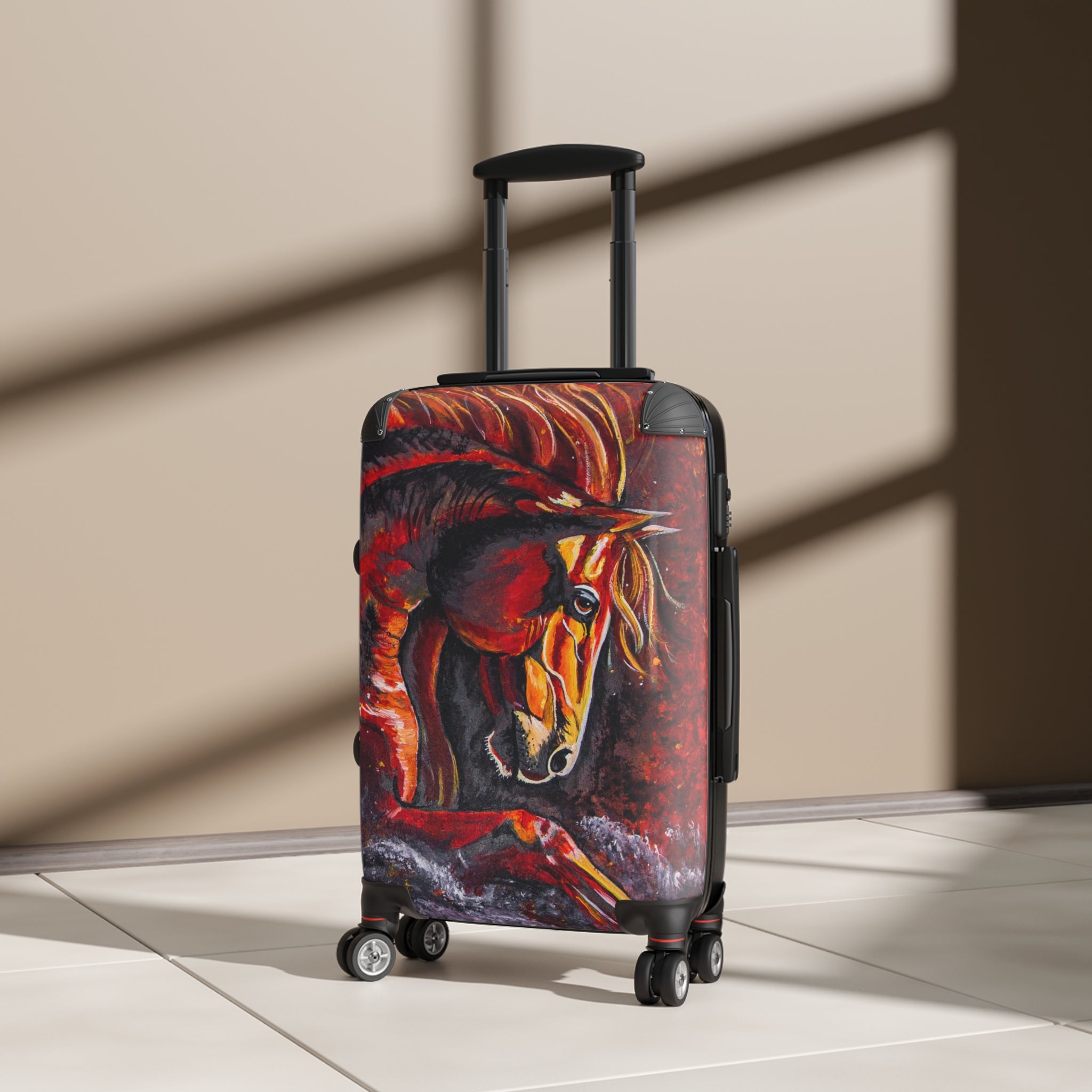 Fire Horse Suitcase — Travel Luggage
