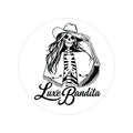Luxe Bandita - Round Transparent Outdoor Sticker