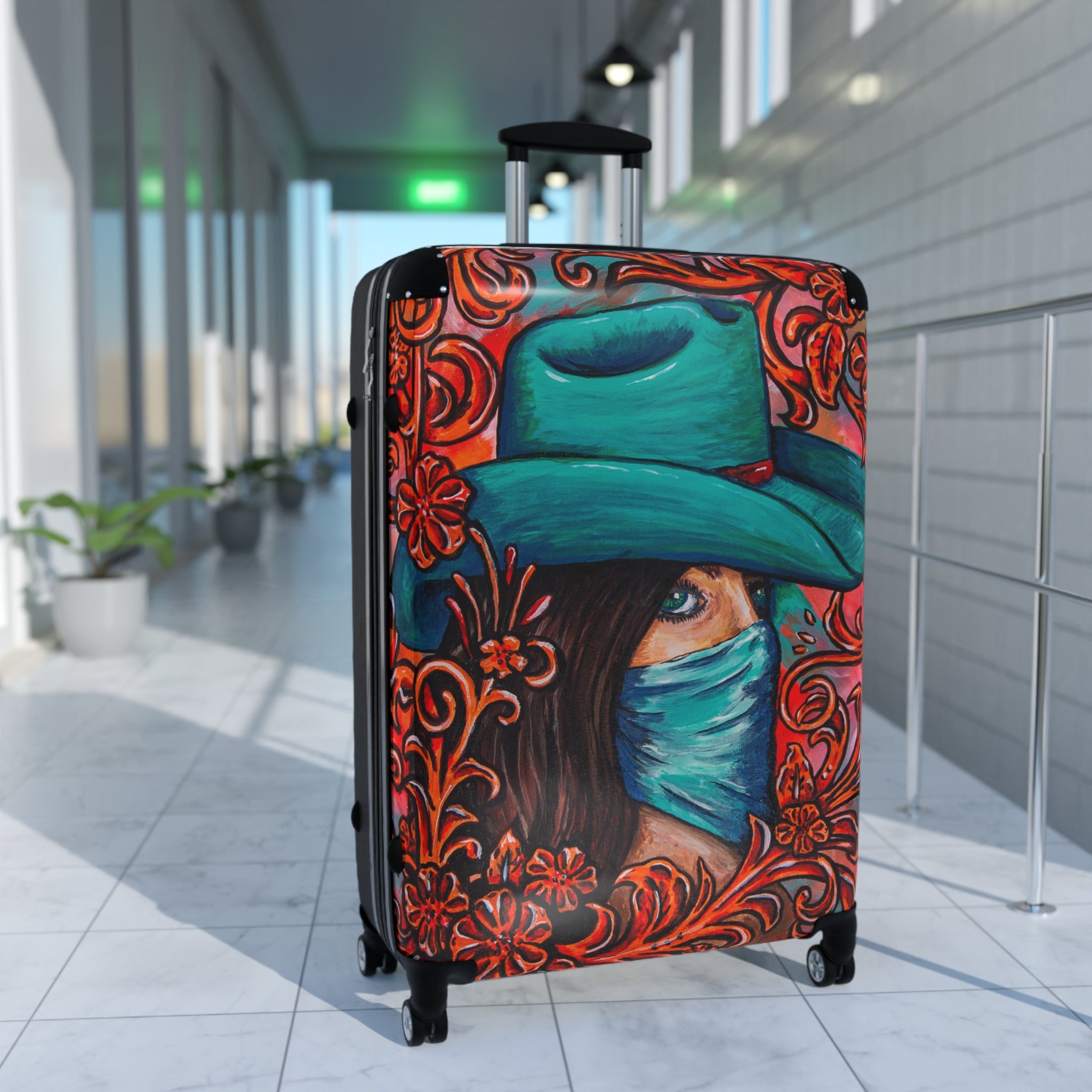 Bandita Western Art Suitcase