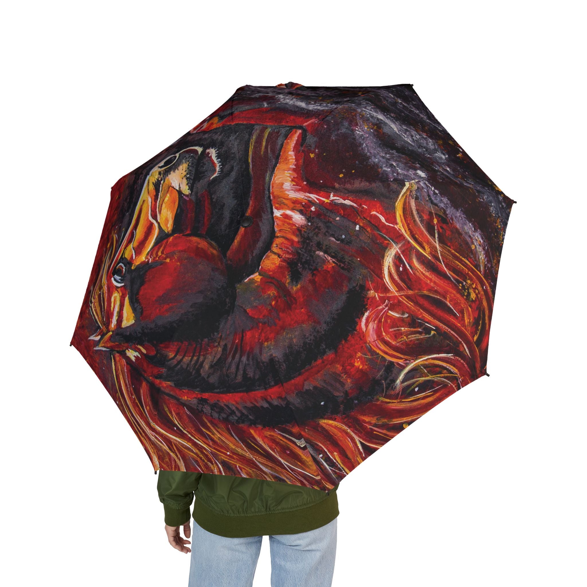 Fire Horse Western Art Umbrella