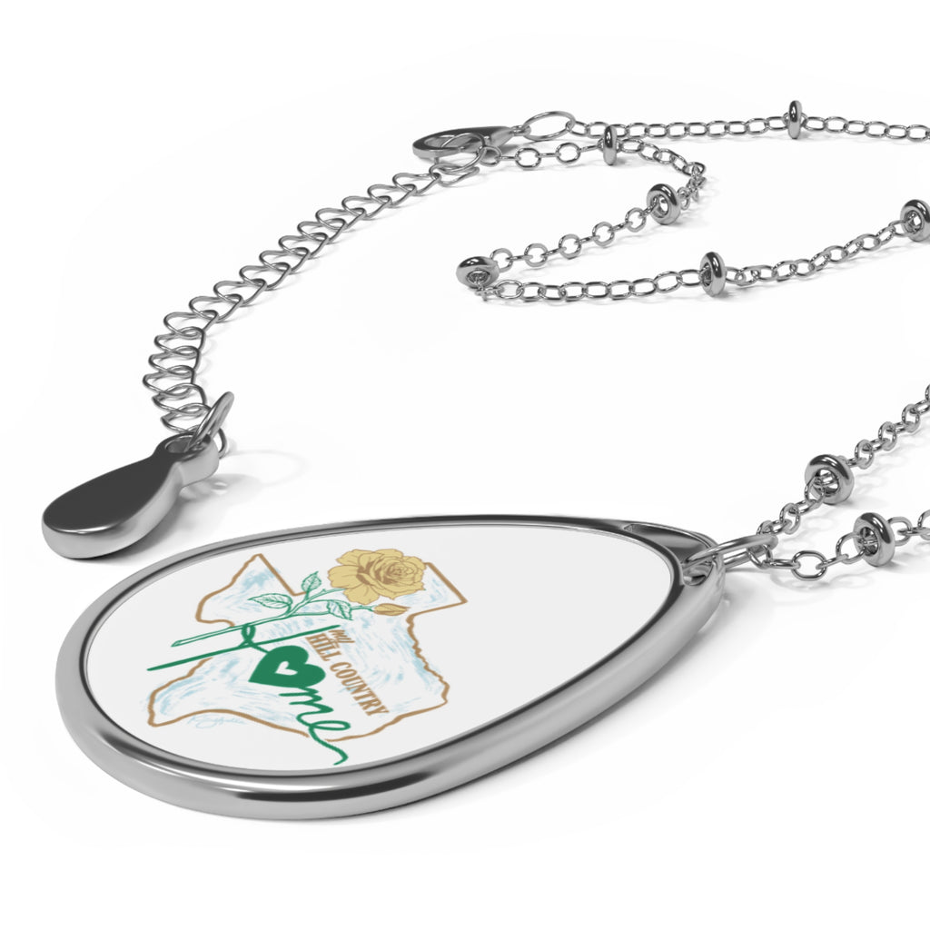 My Hill Country Home - Oval Necklace – Fundraiser