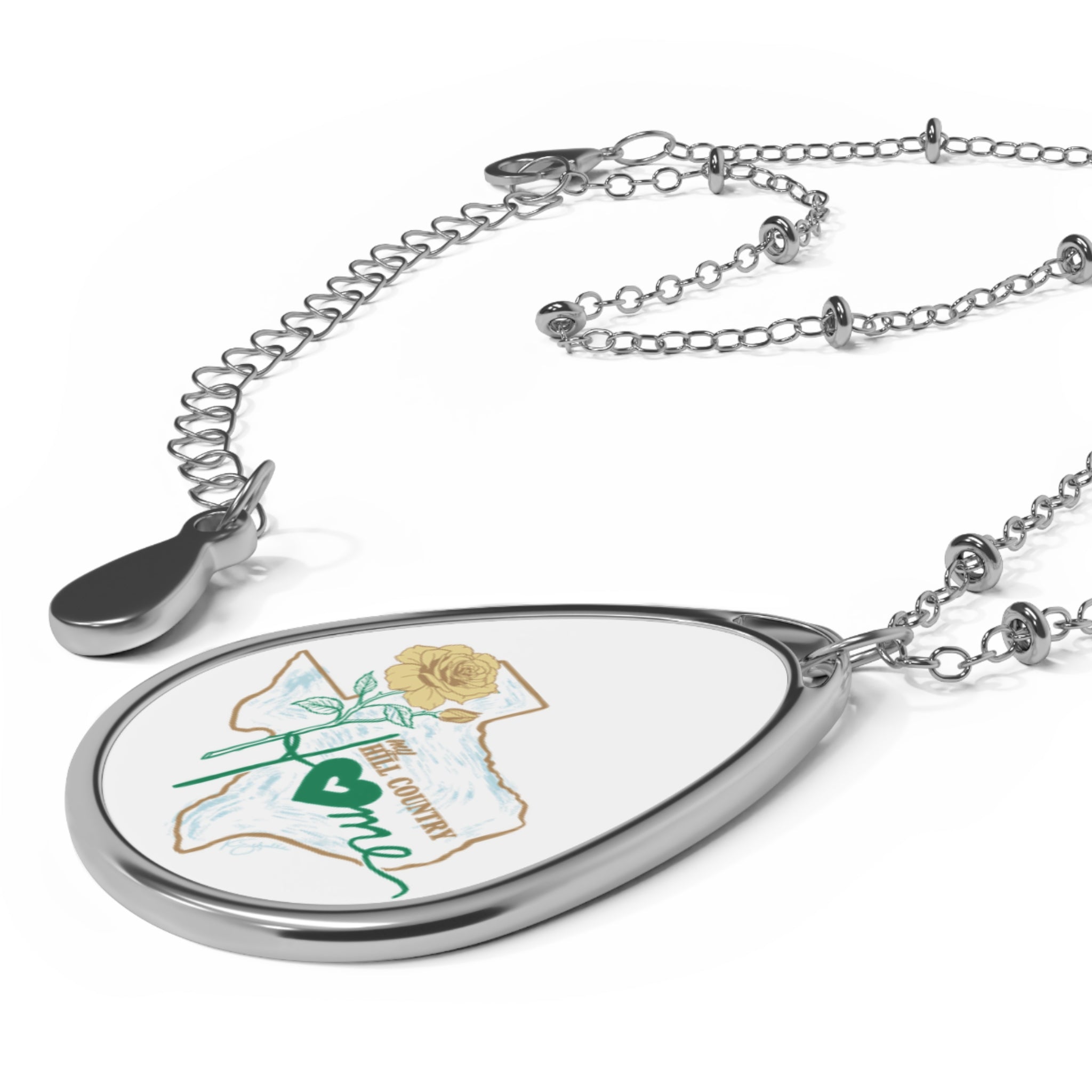 My Hill Country Home - Oval Necklace – Fundraiser