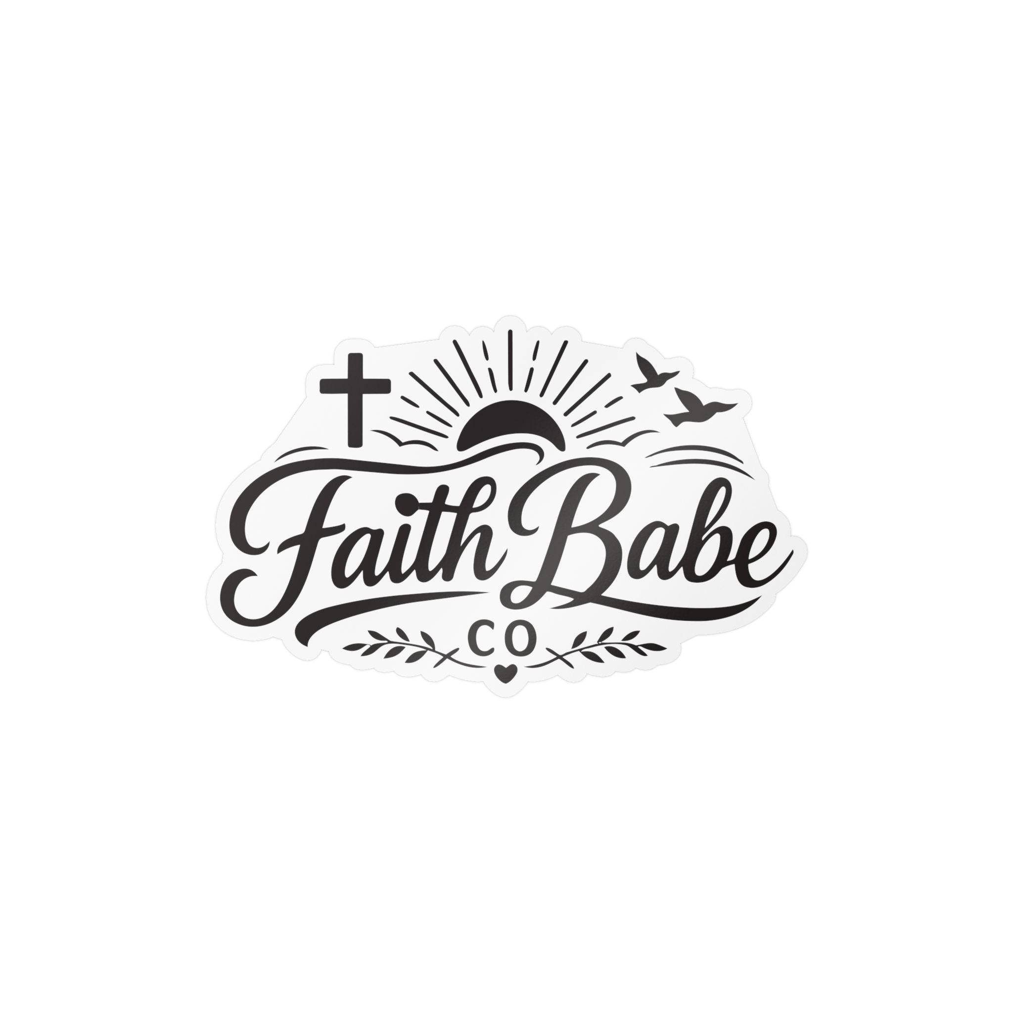 Faith Babe Kiss-Cut Vinyl Decals