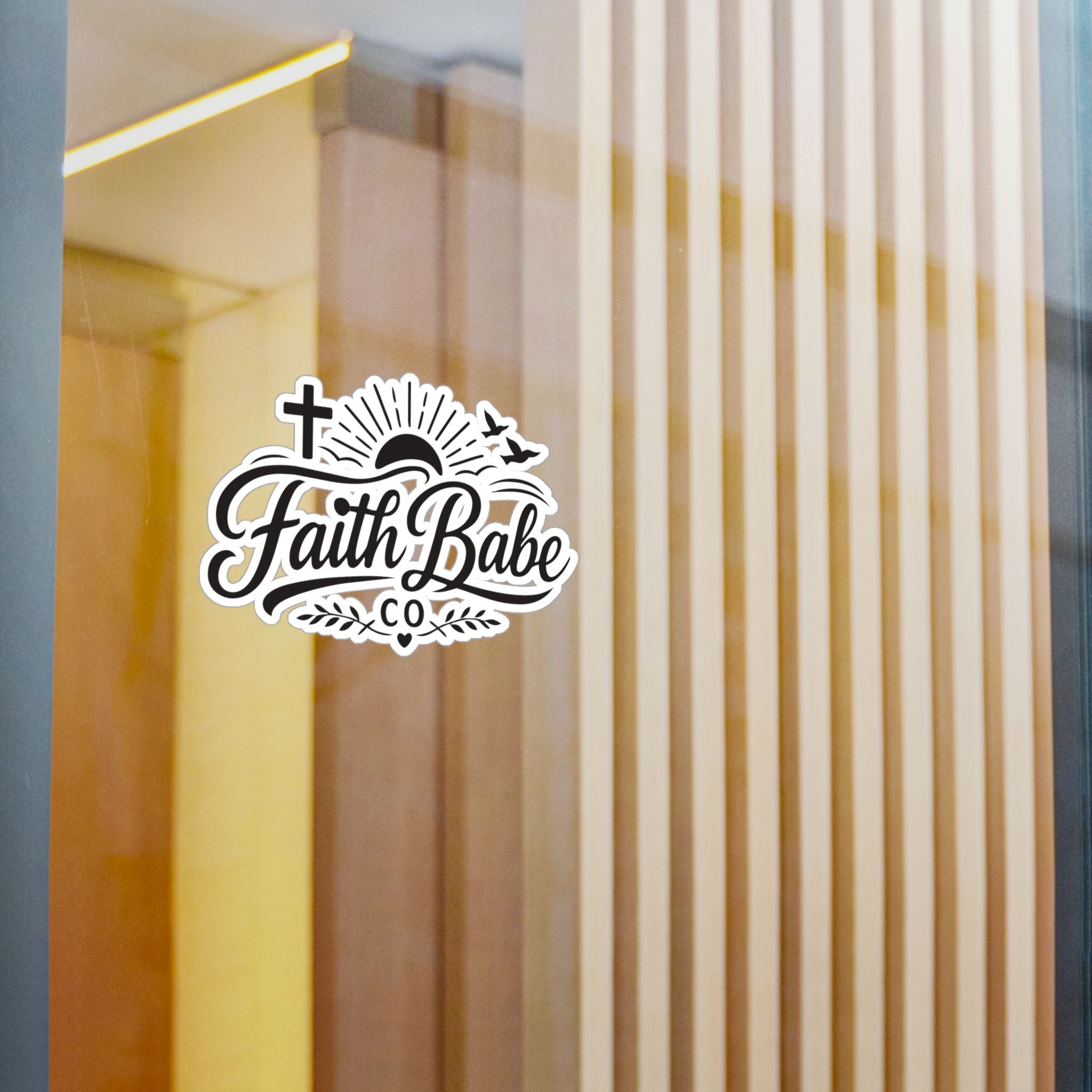 Faith Babe Kiss-Cut Vinyl Decals
