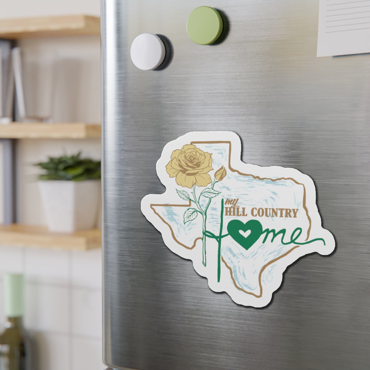 My Hill Country Home - Die-Cut Magnet — Fundraiser