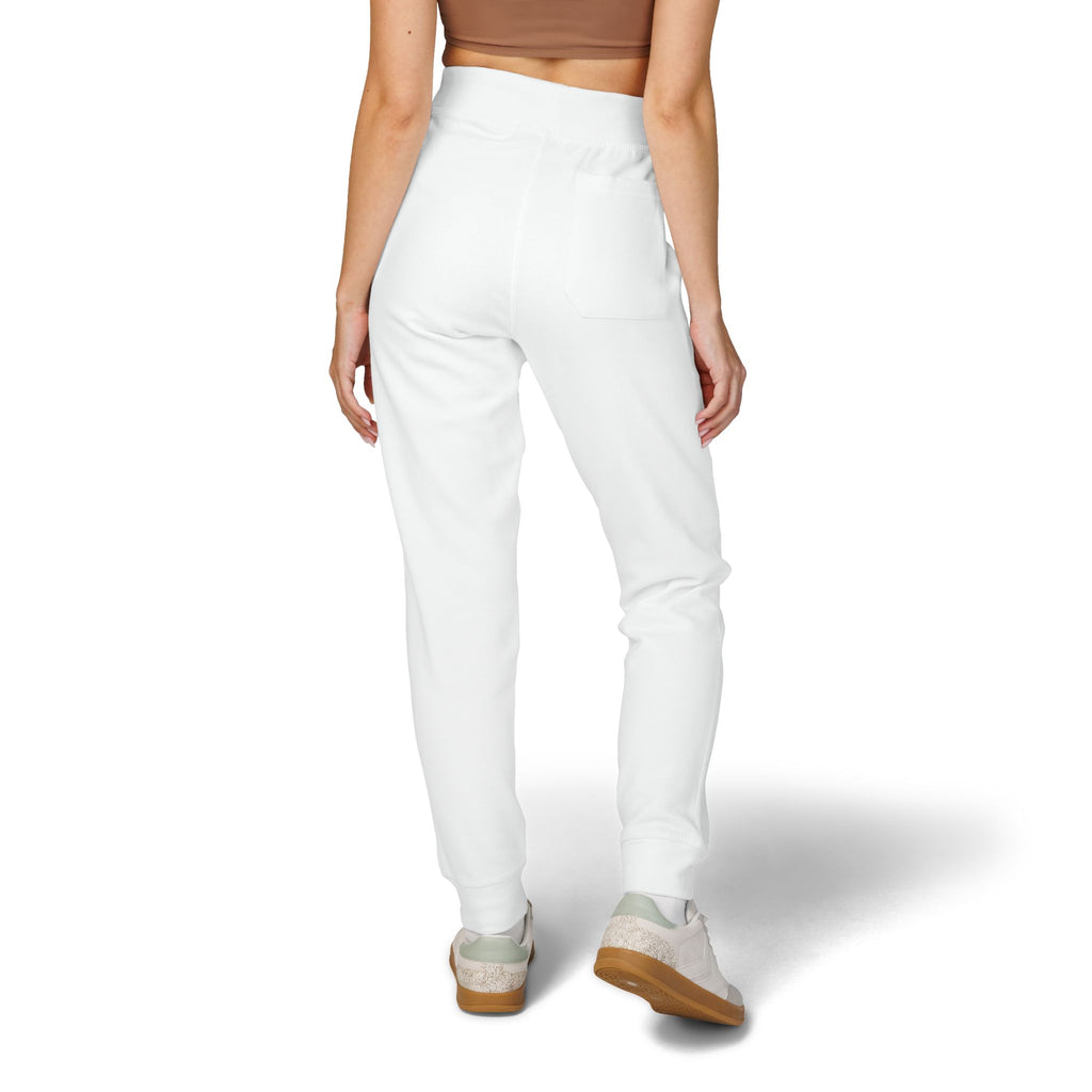 Faith Babe Embroidered Fleece Sweatpants — Cozy Casual Joggers