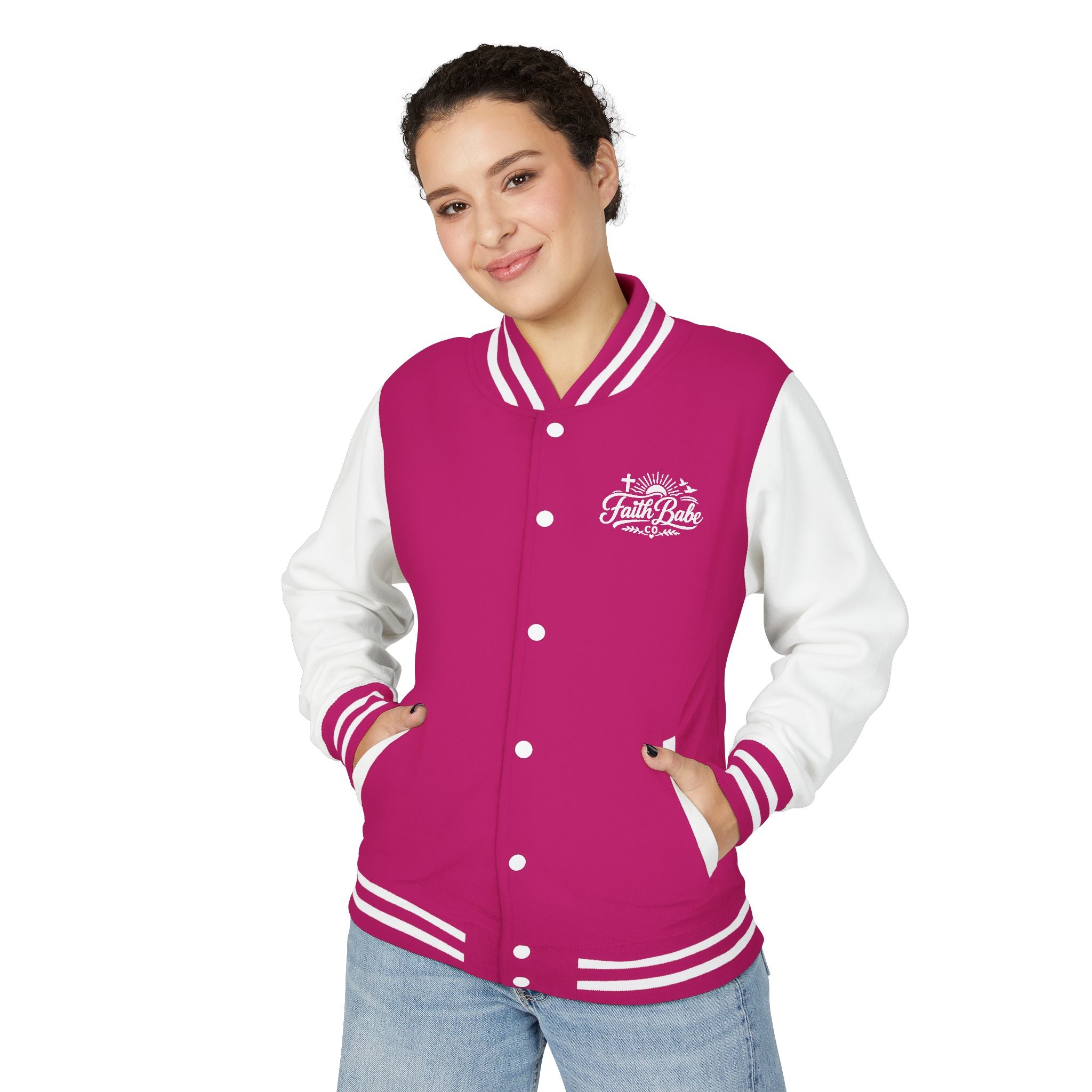 Faith Babe Letterman Jacket