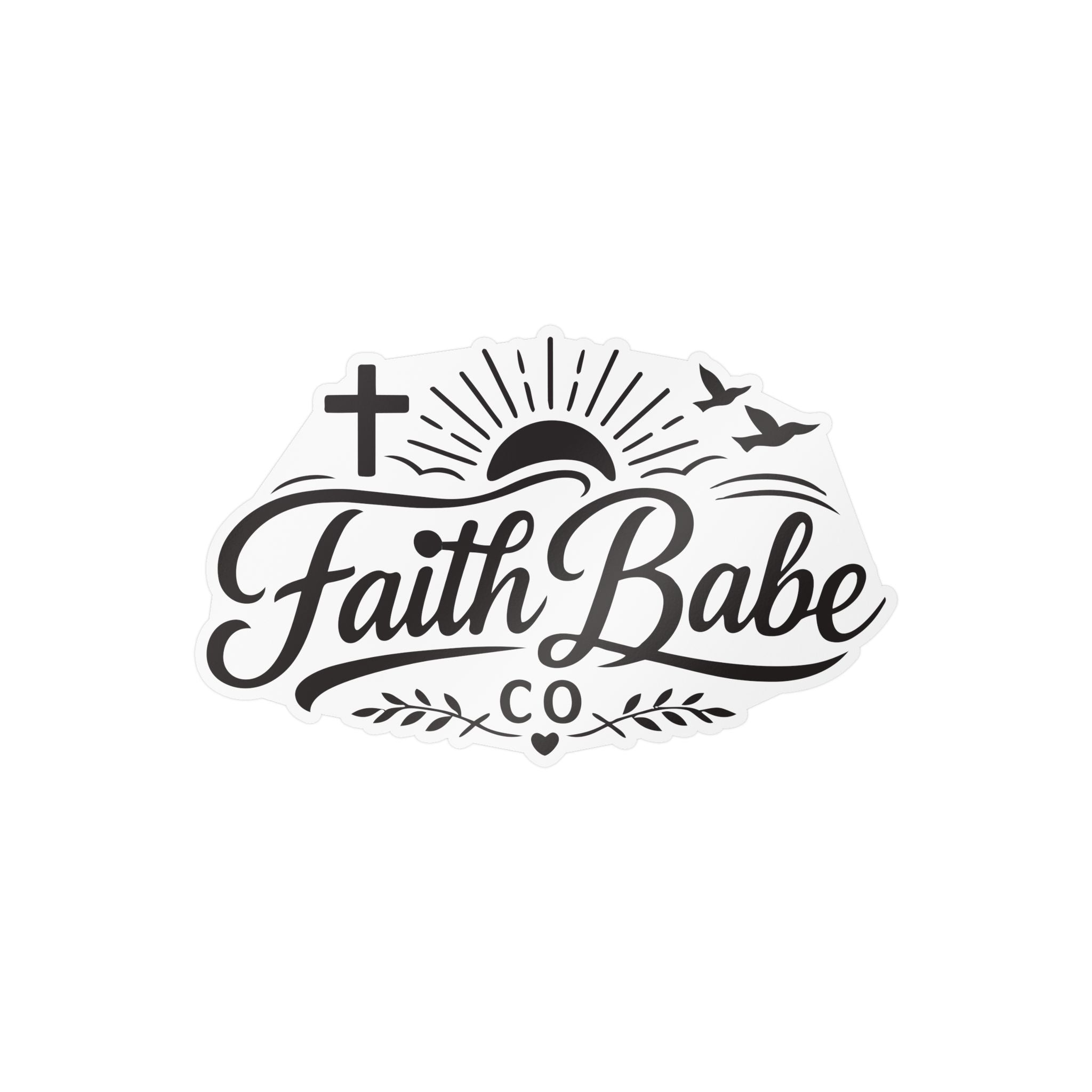 Faith Babe Kiss-Cut Vinyl Decals