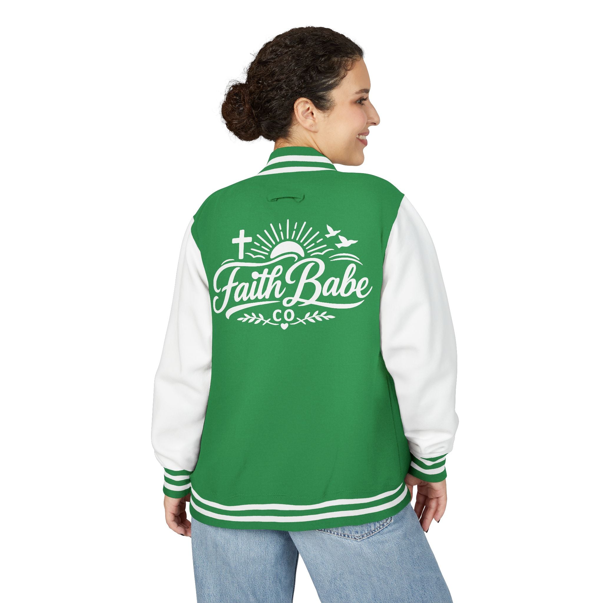 Faith Babe Letterman Jacket