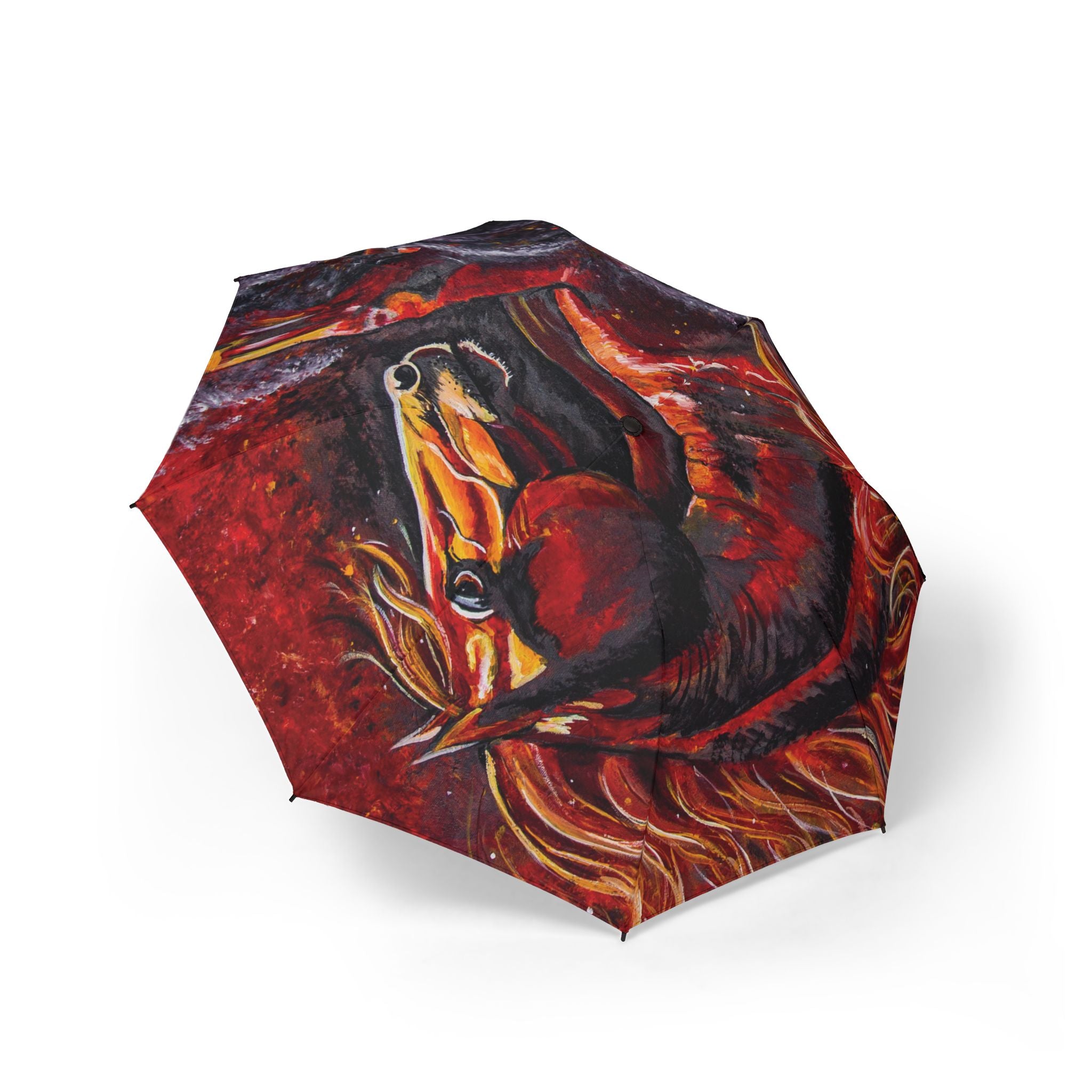 Fire Horse Western Art Umbrella
