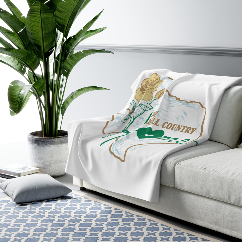 My Hill Country Home - Sherpa Fleece Blanket - Fundraiser