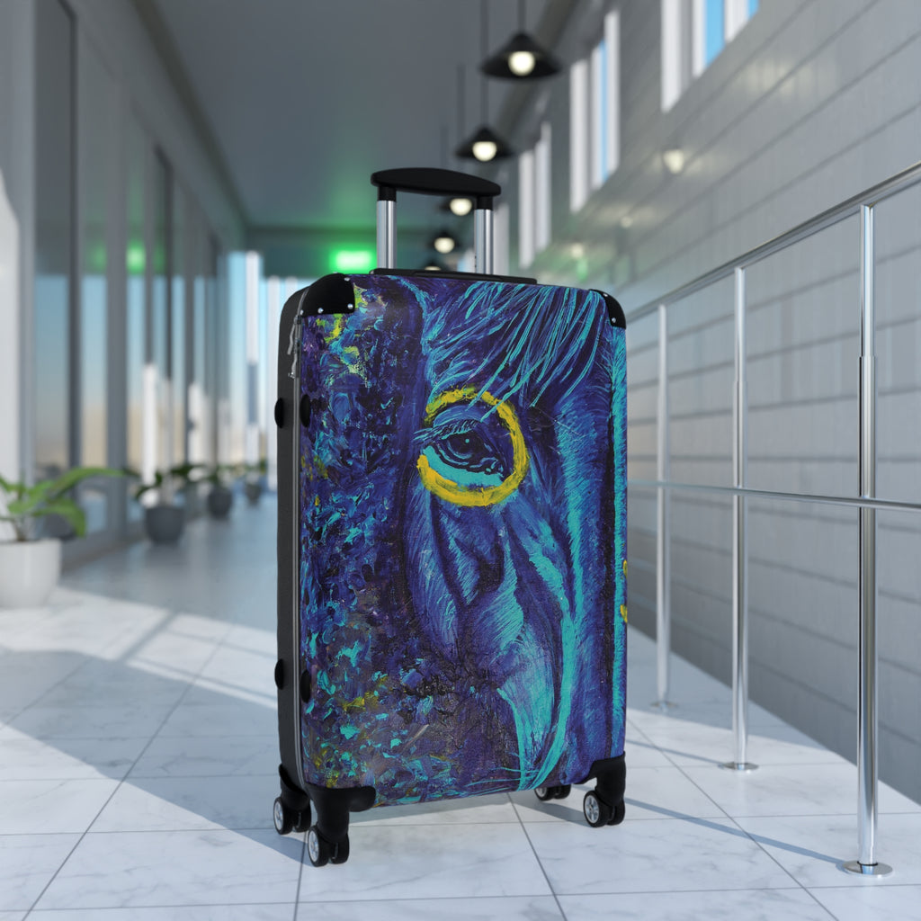 Water Horse Western Art Suitcase