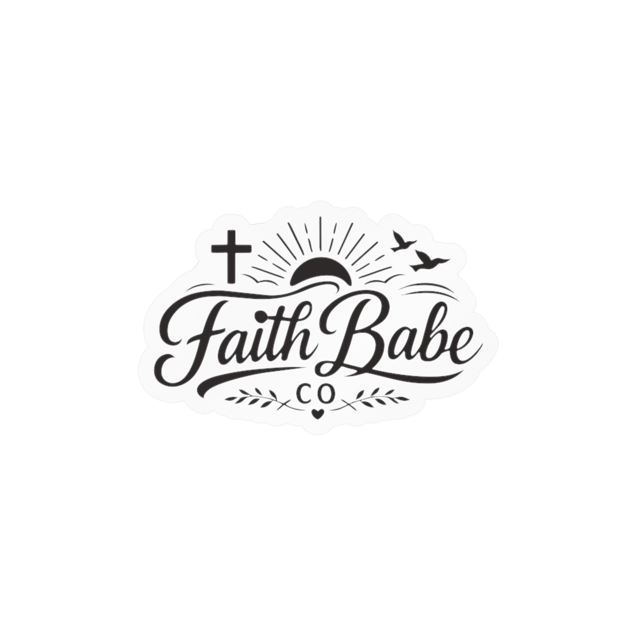 Faith Babe Kiss-Cut Vinyl Decals