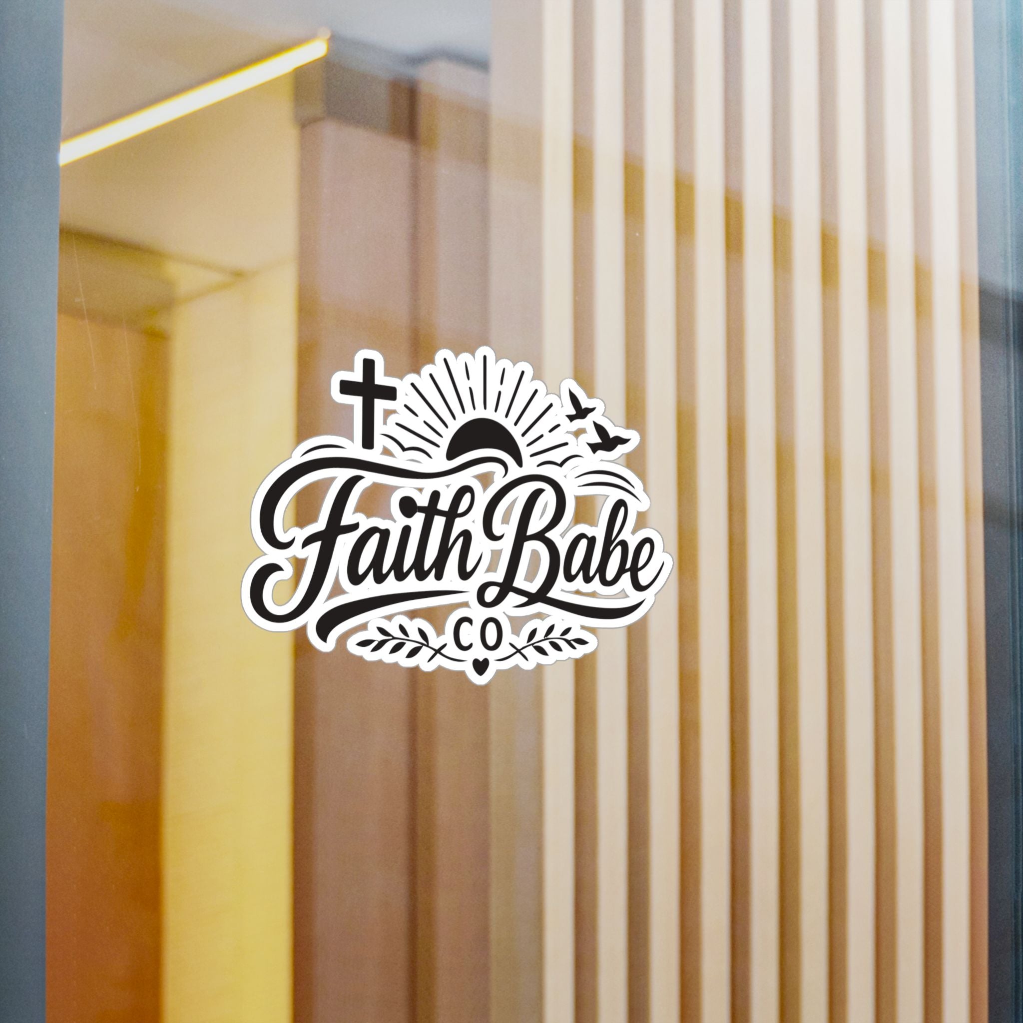 Faith Babe Kiss-Cut Vinyl Decals