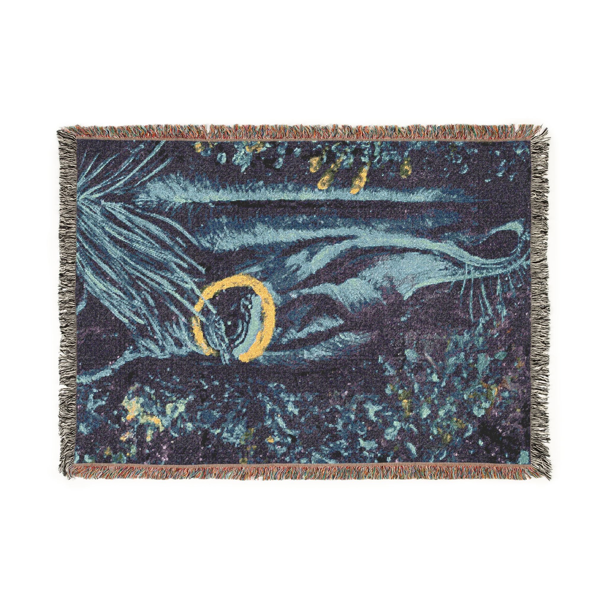 Water Horse Woven Blanket