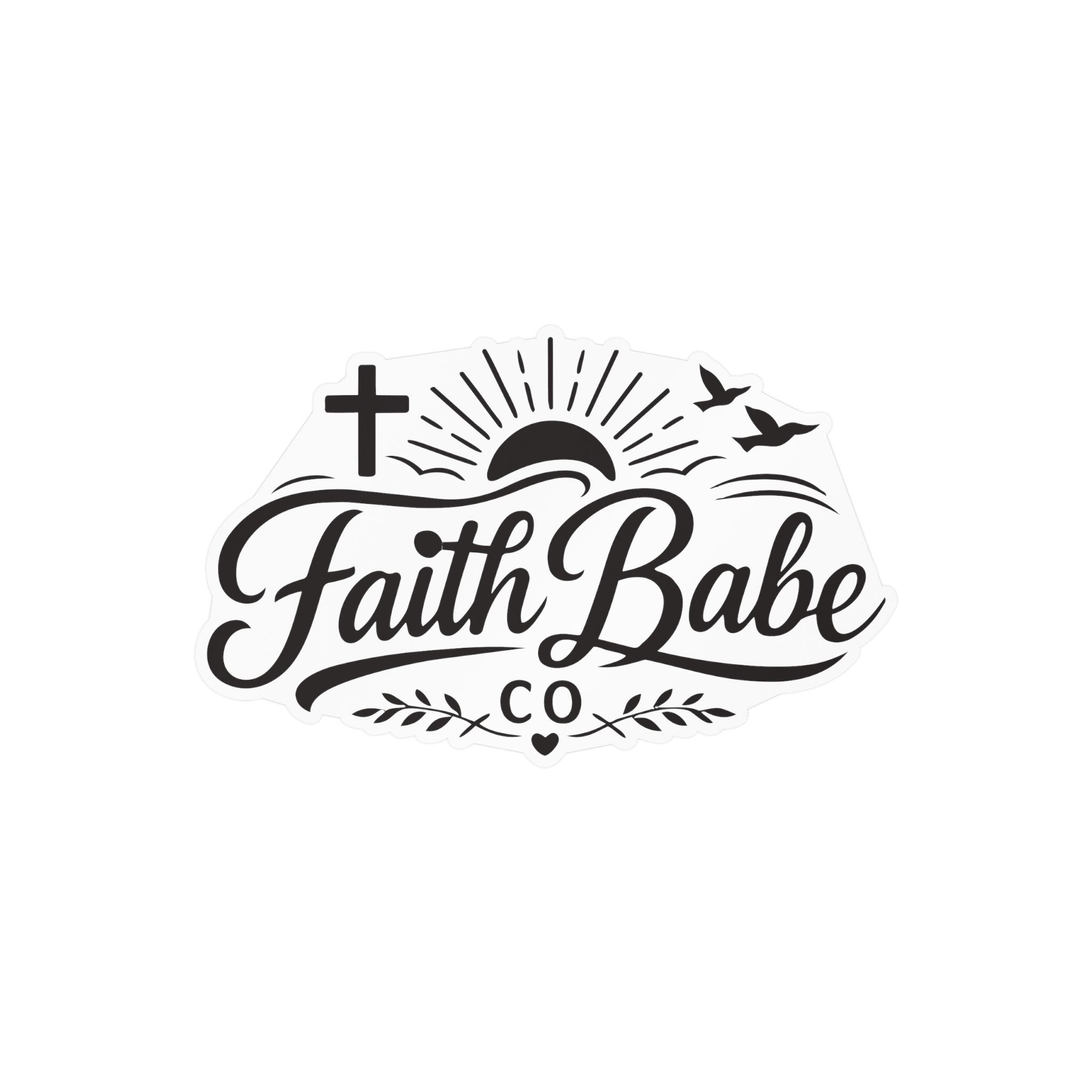 Faith Babe Kiss-Cut Vinyl Decals