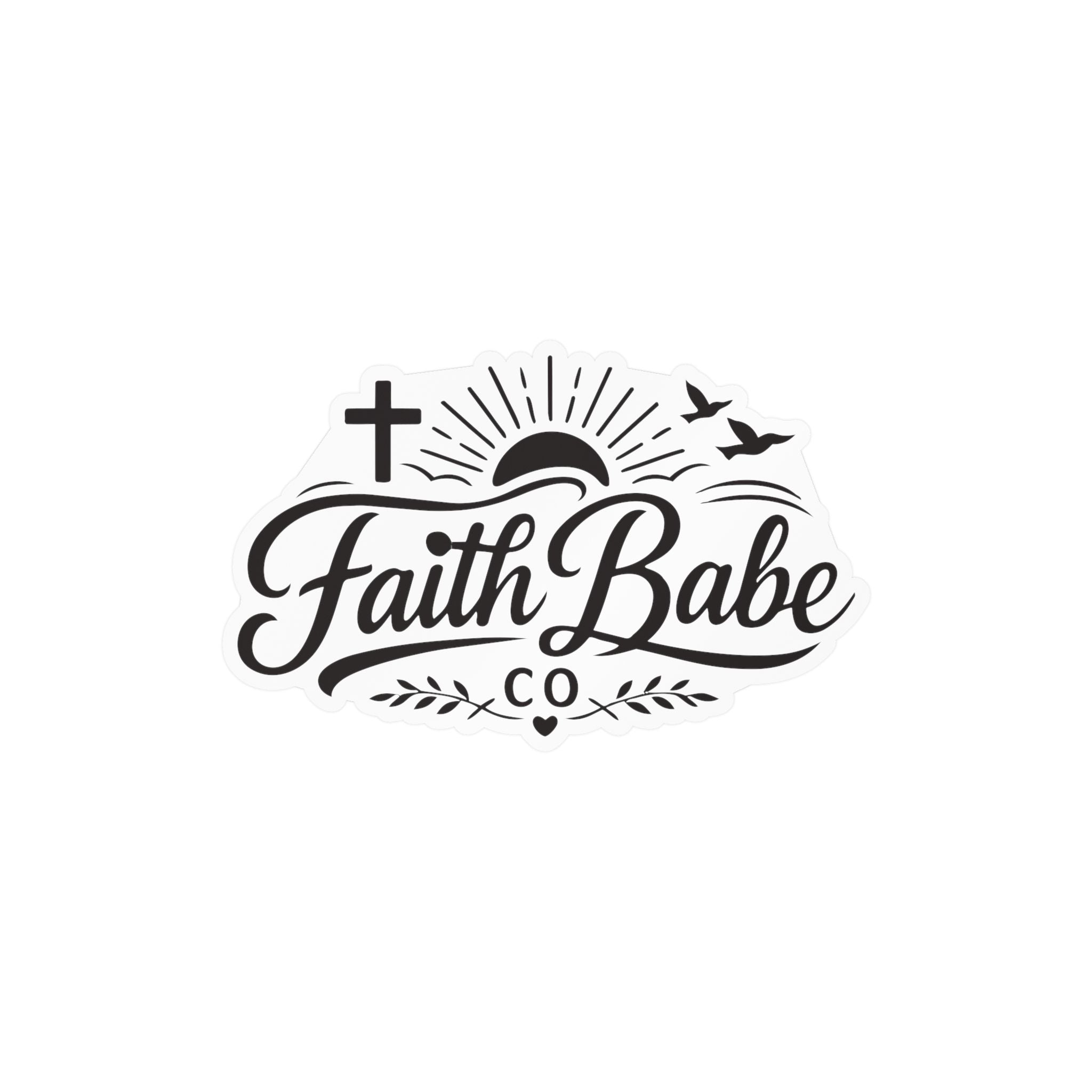 Faith Babe Kiss-Cut Vinyl Decals