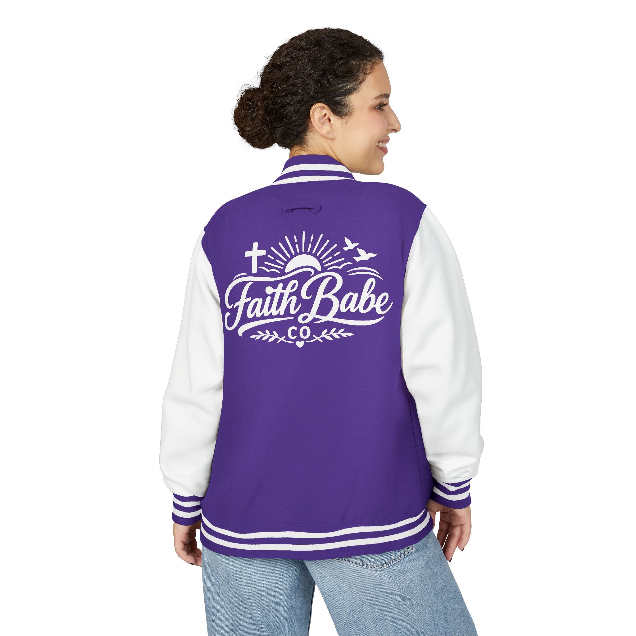 Faith Babe Letterman Jacket