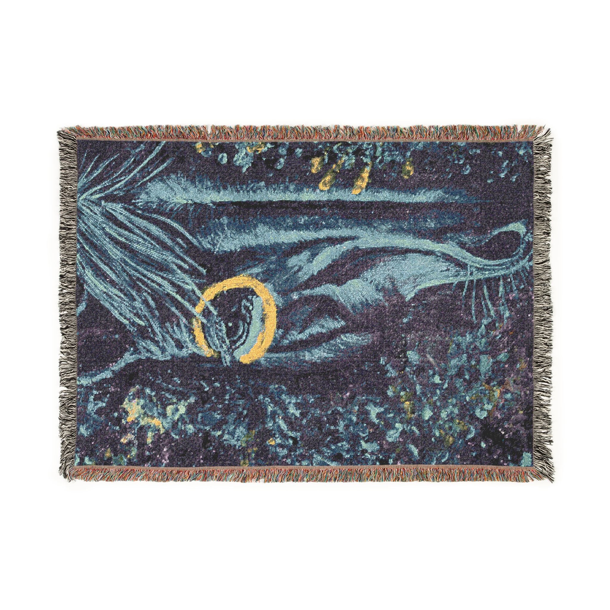 Water Horse Woven Blanket
