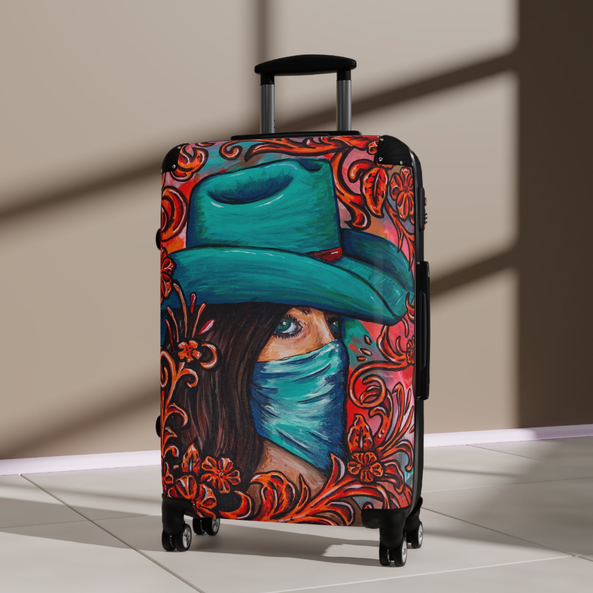 Bandita Western Art Suitcase