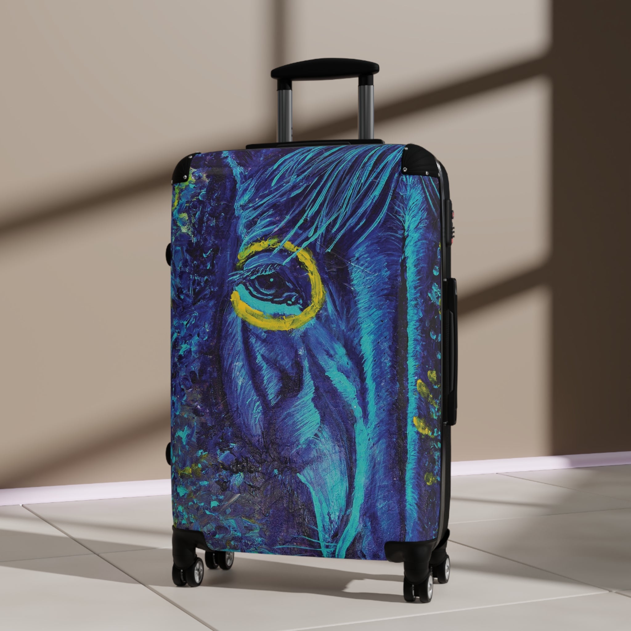 Water Horse Western Art Suitcase
