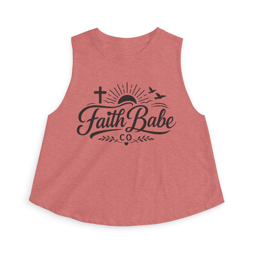 Faith Babe Crop Top — Christian Graphic Women's Tank