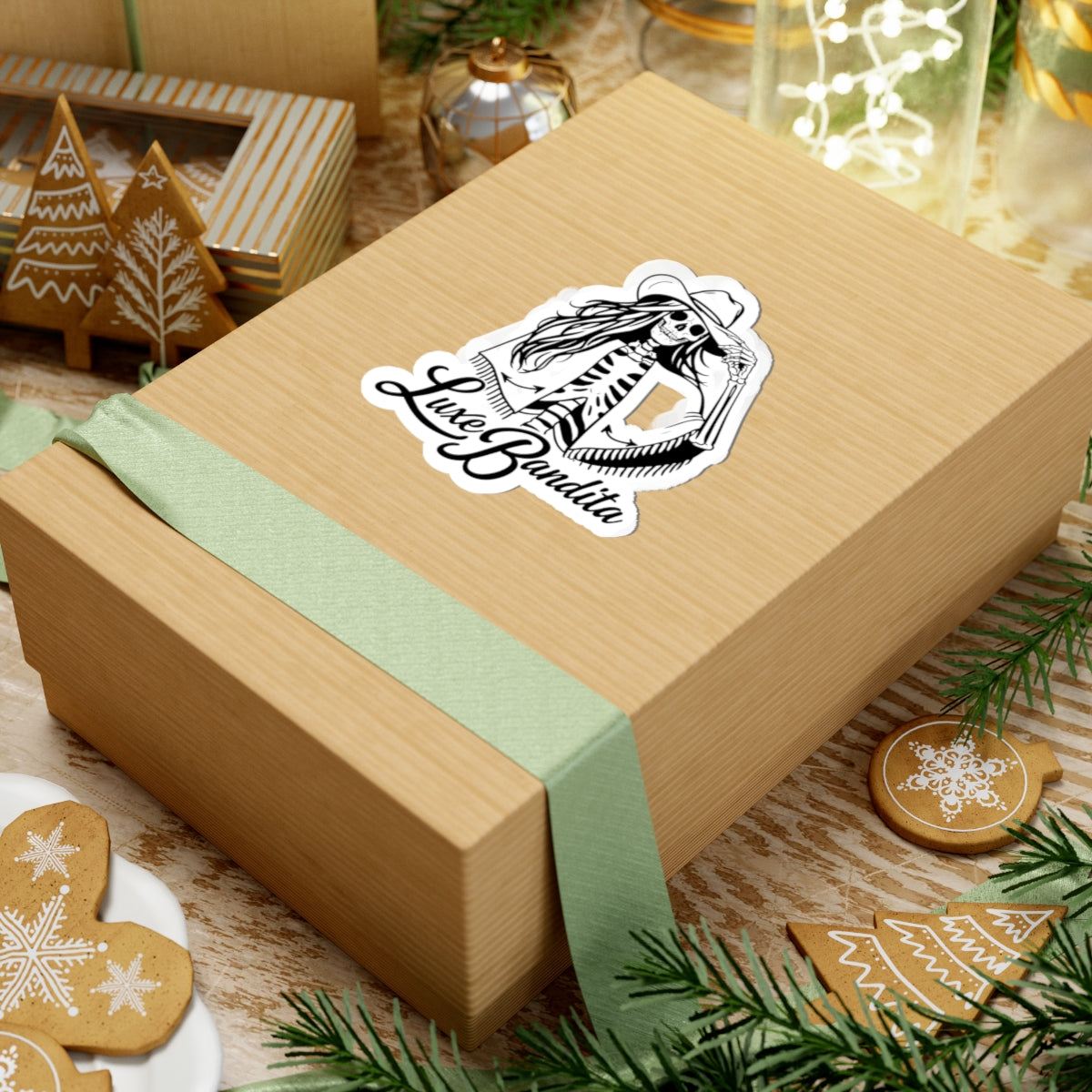 Luxe Bandita Logo - Kiss-Cut Stickers
